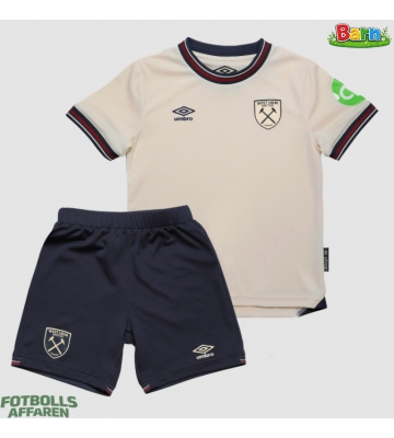 West Ham United Bortaställ Barn 2025-26 Kortärmad (+ Korta byxor)